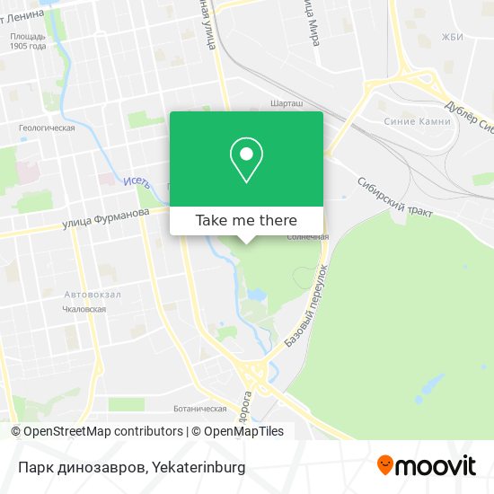 Парк динозавров map