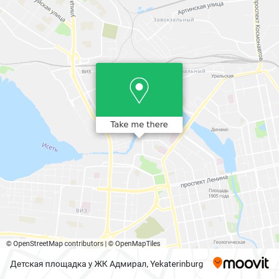 Детская площадка у ЖК Адмирал map