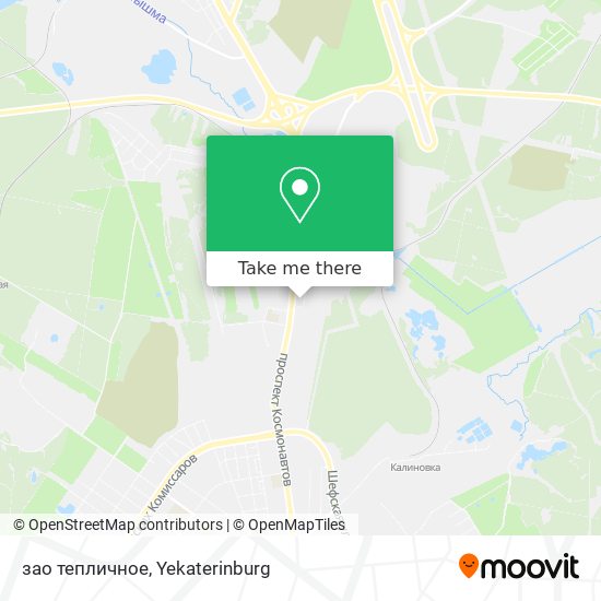 зао тепличное map