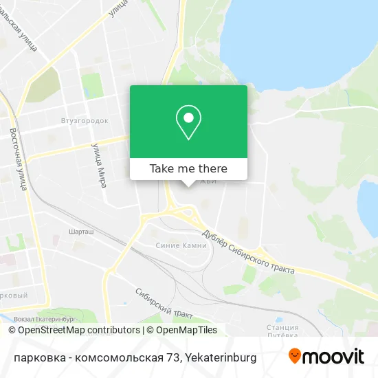 парковка - комсомольская 73 map