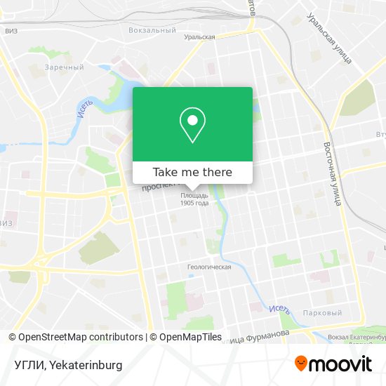 УГЛИ map