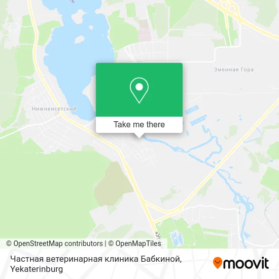 Частная ветеринарная клиника Бабкиной map