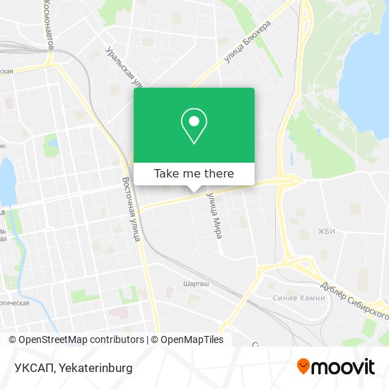 УКСАП map