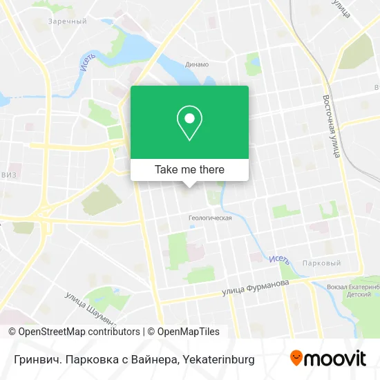 Гринвич. Парковка с Вайнера map