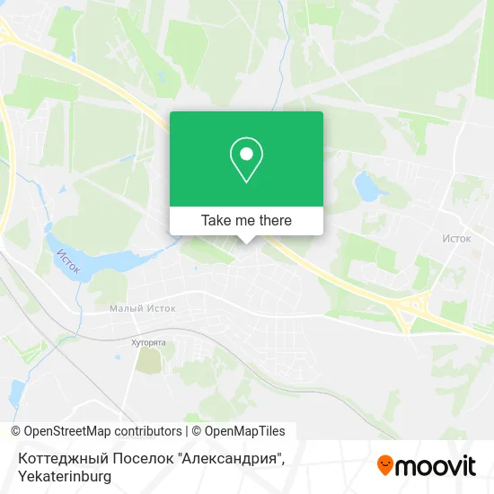 Коттеджный Поселок "Александрия" map