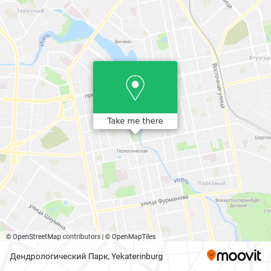 Дендрологический Парк map