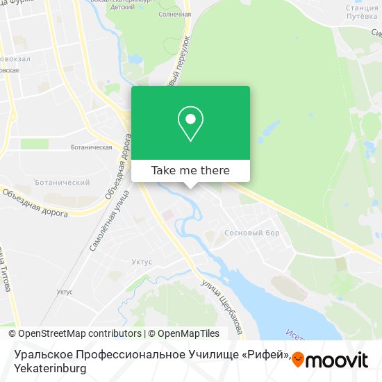 Уральское Профессиональное Училище «Рифей» map