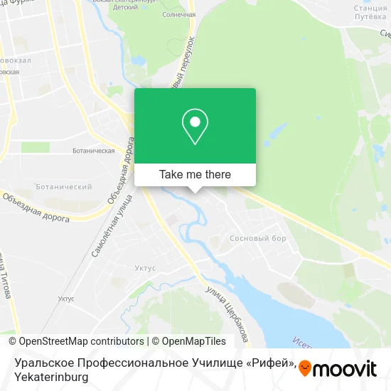 Уральское Профессиональное Училище «Рифей» map