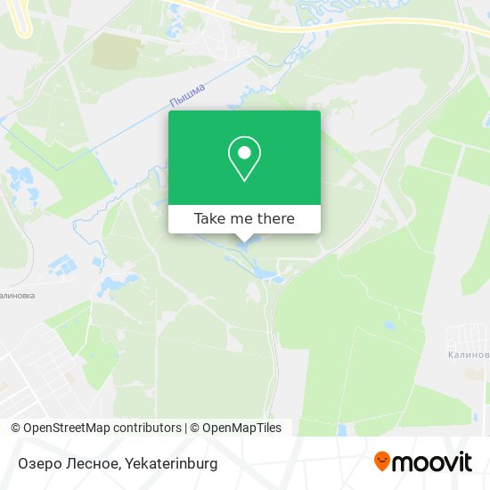 Озеро Лесное map