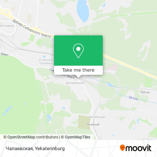 Чапаевская map