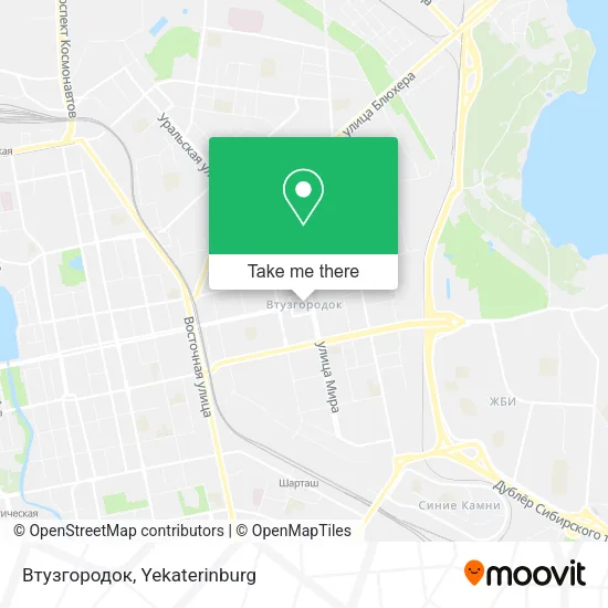 Втузгородок map