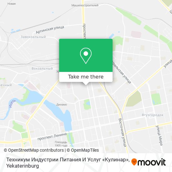 Техникум Индустрии Питания И Услуг «Кулинар» map