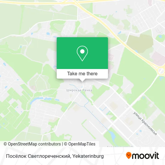 Посёлок Светлореченский map