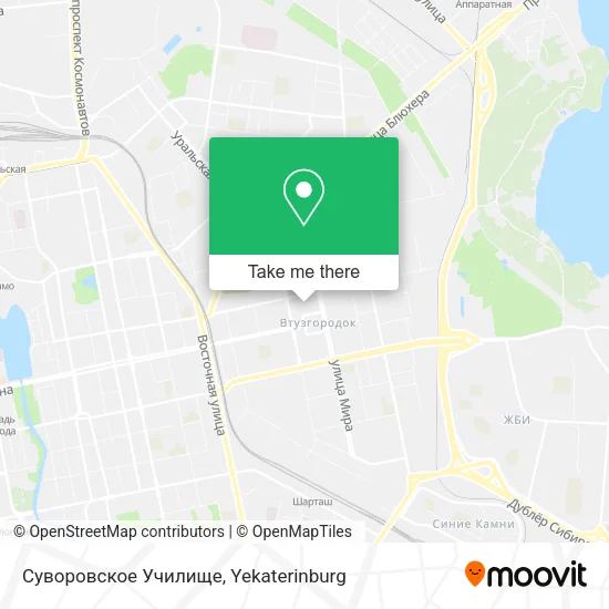 Суворовское Училище map