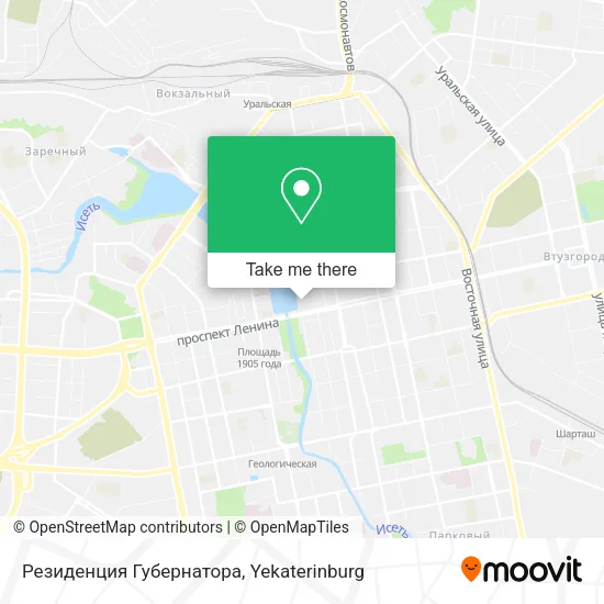 Резиденция Губернатора map