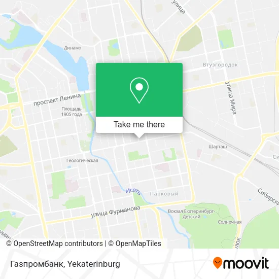 Газпромбанк map