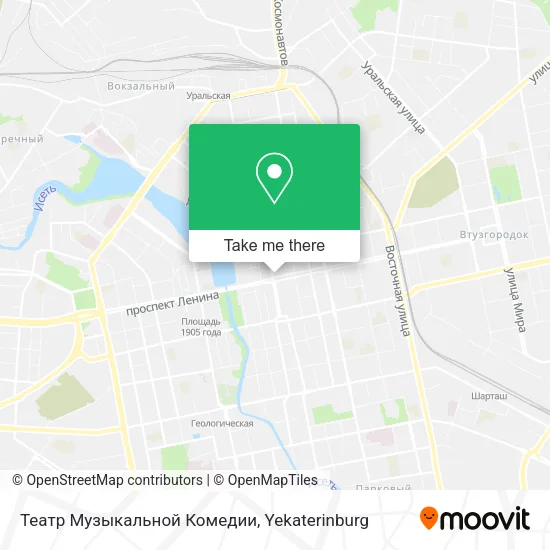 Театр Музыкальной Комедии map
