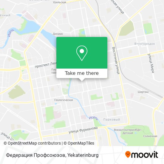 Федерация Профсоюзов map