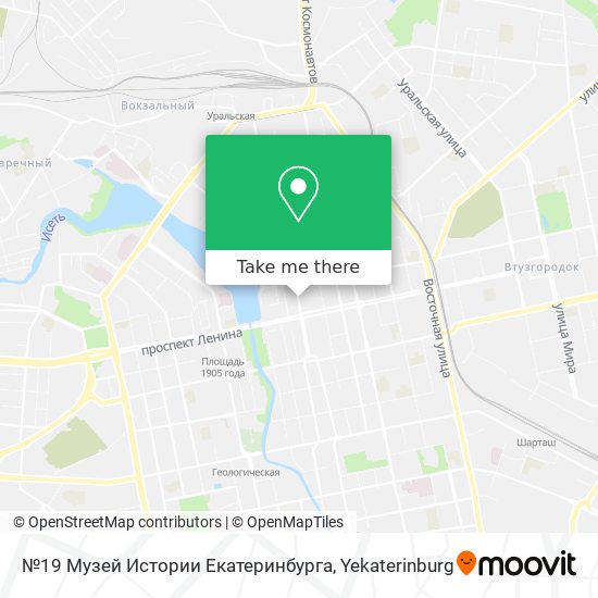 №19 Музей Истории Екатеринбурга map