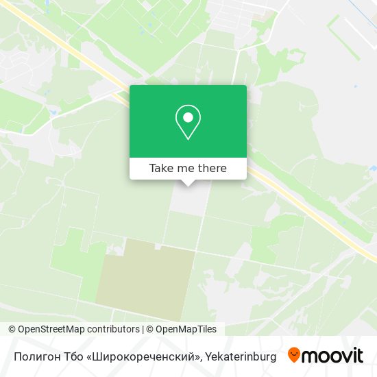 Полигон Тбо «Широкореченский» map