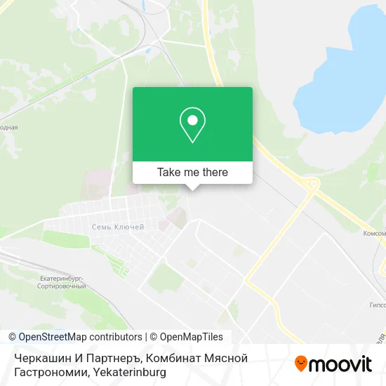 Черкашин И Партнеръ, Комбинат Мясной Гастрономии map
