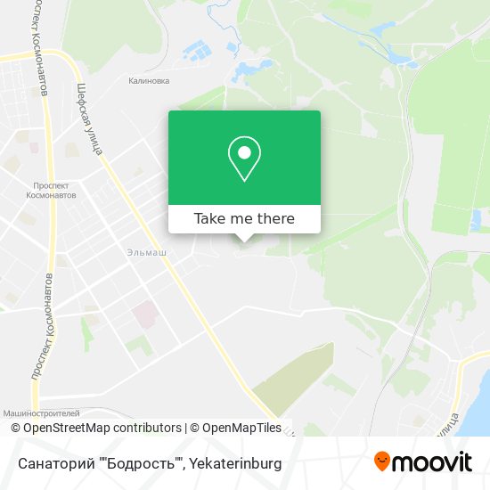 Санаторий ""Бодрость"" map
