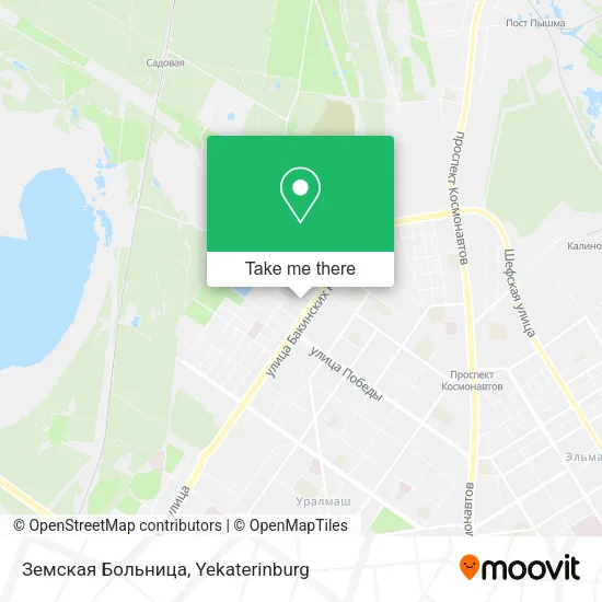 Земская Больница map