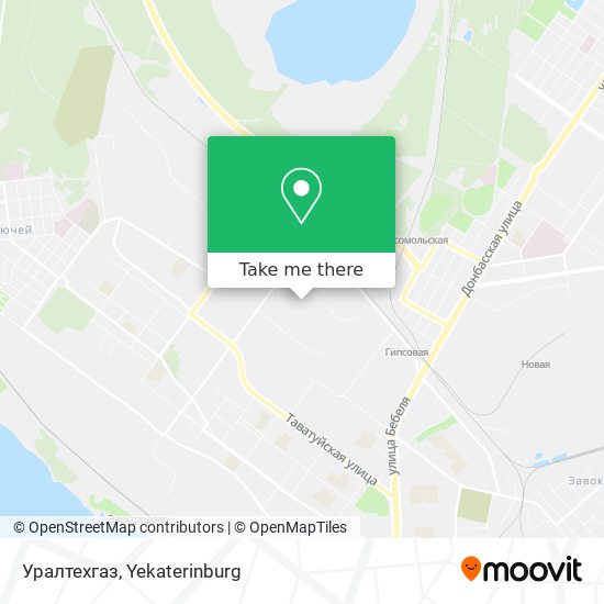 Уралтехгаз map