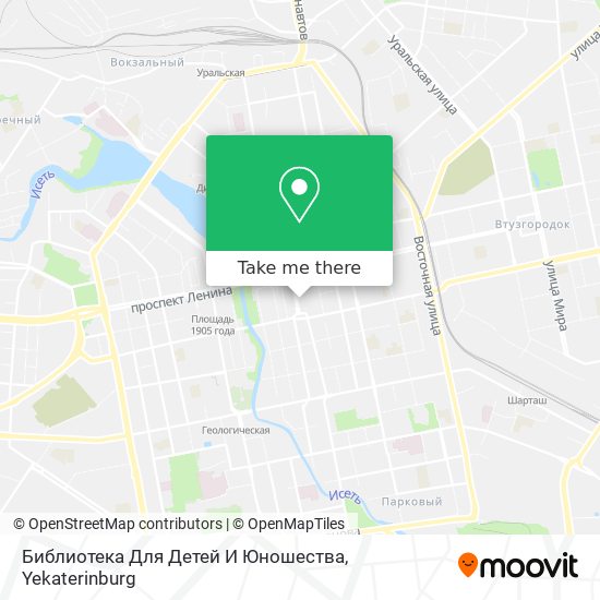 Библиотека Для Детей И Юношества map