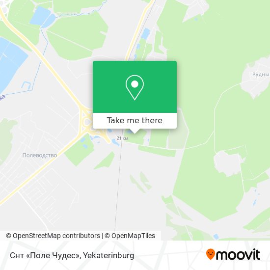 Снт «Поле Чудес» map