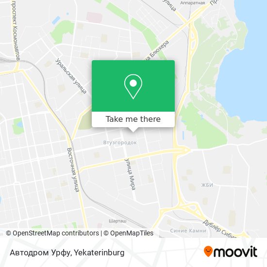 Автодром Урфу map