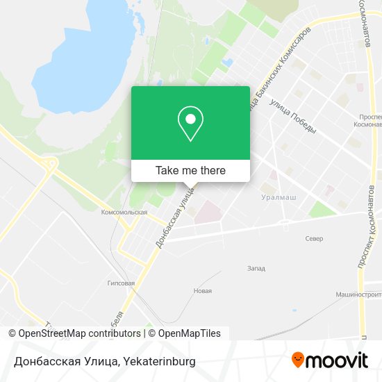 Донбасская Улица map