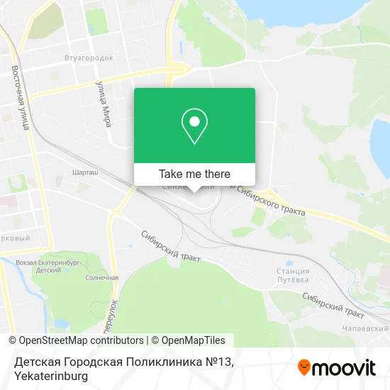 Детская Городская Поликлиника №13 map