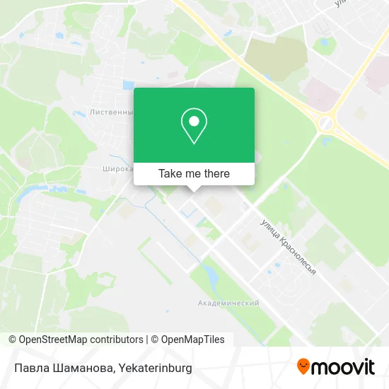 Павла Шаманова map