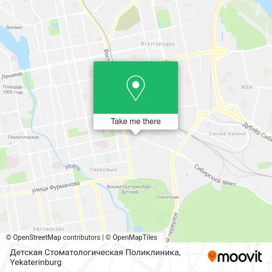 Детская Стоматологическая Поликлиника map
