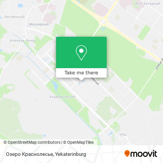 Озеро Краснолесье map