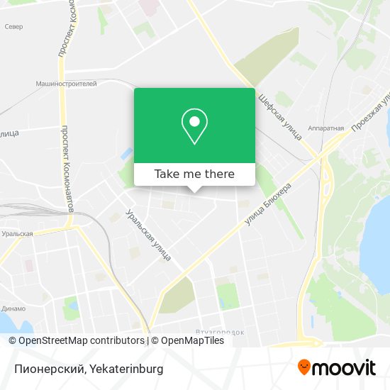 Пионерский map