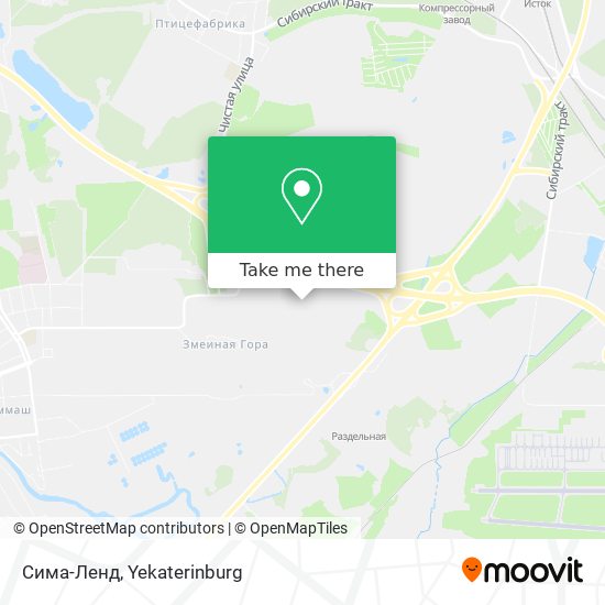 Сима-Ленд map