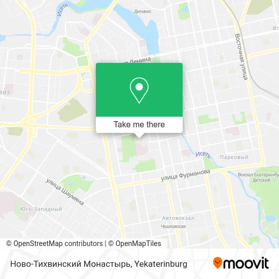 Ново-Тихвинский Монастырь map