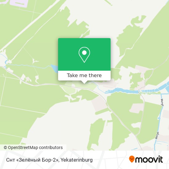 Снт «Зелёный Бор-2» map