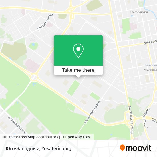 Юго-Западный map