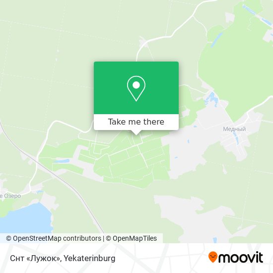 Снт «Лужок» map