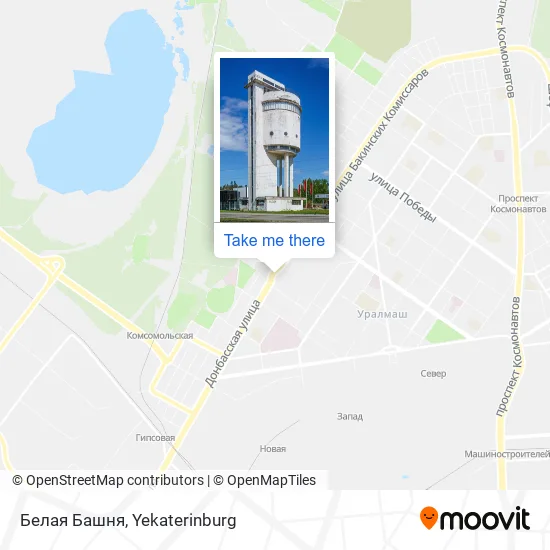 Белая Башня map