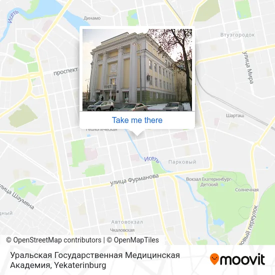 Уральская Государственная Медицинская Академия map
