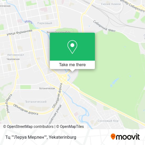 Тц ""Леруа Мерлен"" map