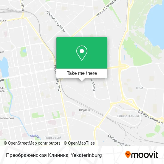 Преображенская Клиника map