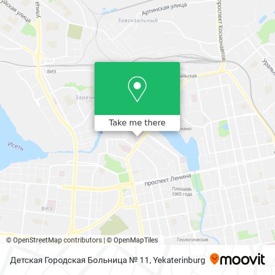 Детская Городская Больница № 11 map