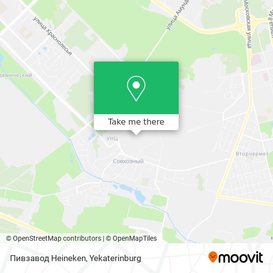 Пивзавод Heineken map