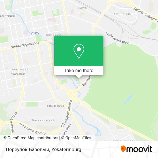 Переулок Базовый map