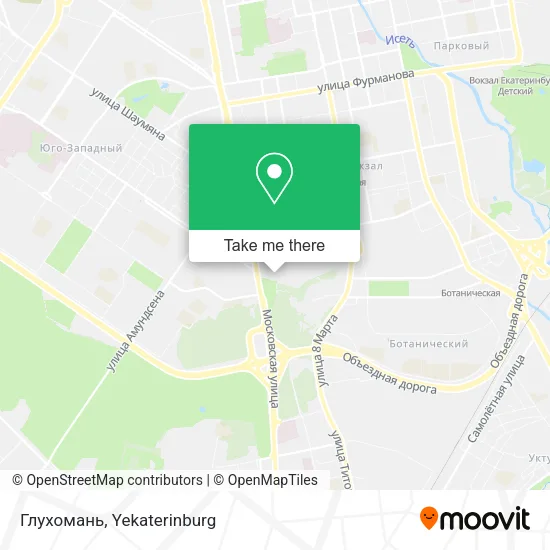 Глухомань map